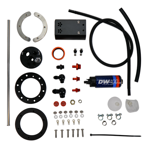 DeatschWerks Universal X1 Module w/ bucket and DW400 pump DeatschWerks Fuel Pump Hangers