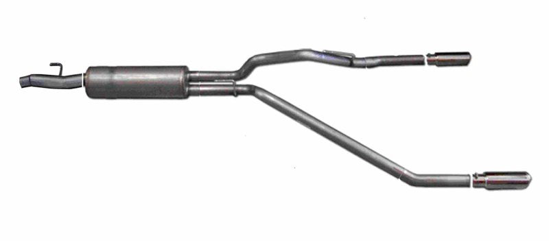 Gibson 11-13 Ford F-150 King Ranch 5.0L 3in/2.5in Cat-Back Dual Split Exhaust - Stainless Gibson Catback