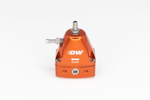 DeatschWerks DWR1000iL In-Line Adjustable Fuel Pressure Regulator - Orange DeatschWerks Fuel Pressure Regulators