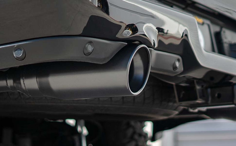 MagnaFlow Tip Black Coated w/ Clamp Single Wall Round Outlet 4in Diameter 3in Inlet 12in Length Magnaflow Catalytic Converter Universal