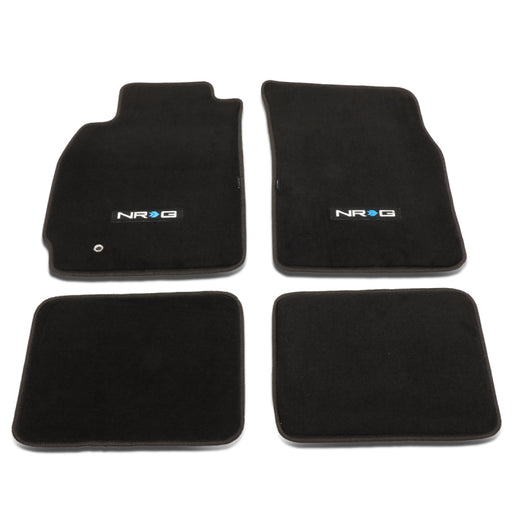 NRG Floor Mats - 03-05 Evo 8 (Evolution Logo) - 4pc. NRG Floor Mats Carpeted