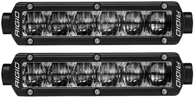 Rigid Industries 6in SR-Series - Fog - White Rigid Industries Light Bars & Cubes