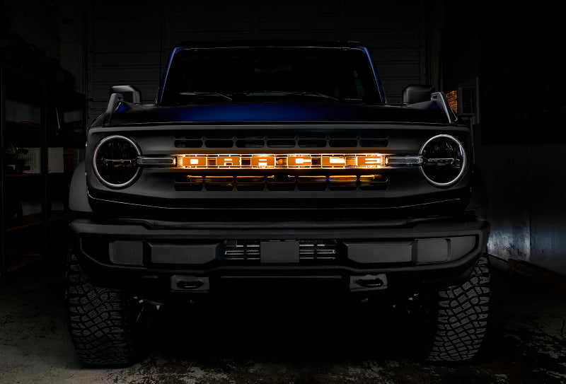 ORACLE Lighting Universal Illuminated LED Letter Badges - Matte Blk Surface Finish - V ORACLE Lighting Light Accessories and Wiring