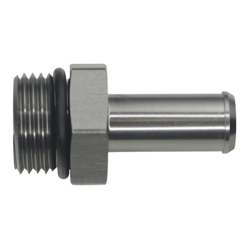 DeatschWerks 10AN ORB Male to 1/2in Male Barb Fitting - Anodized DW Titanium DeatschWerks Fittings