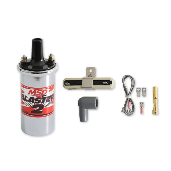 MSD Ignition Coil - Blaster 2 Series - Ballast Resistor - Chrome 8200MSD MSD Autoparts