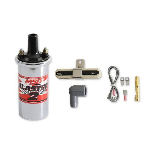 MSD Ignition Coil - Blaster 2 Series - Ballast Resistor - Chrome 8200MSD MSD Autoparts