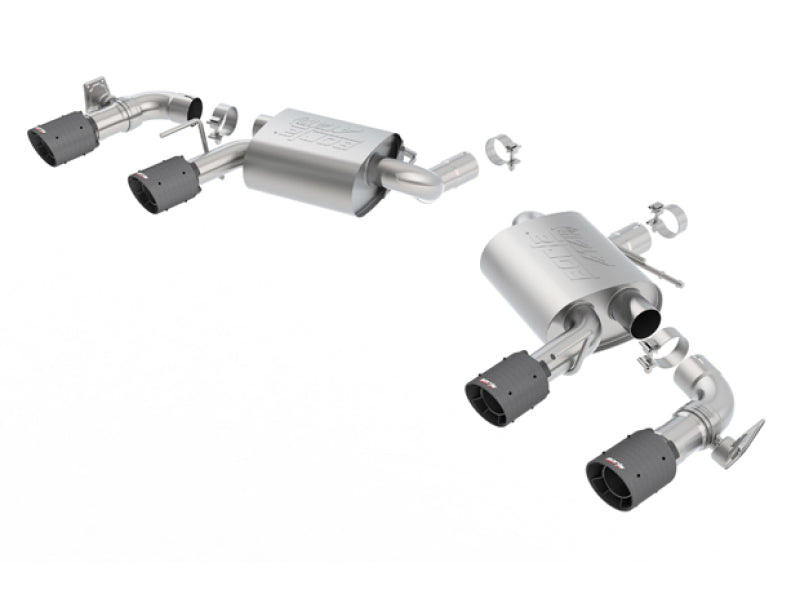 Borla 2016 Chevy Camaro SS V8 AT/MT ATAK Rear Section Exhaust with Dual Mode Valves Borla Axle Back