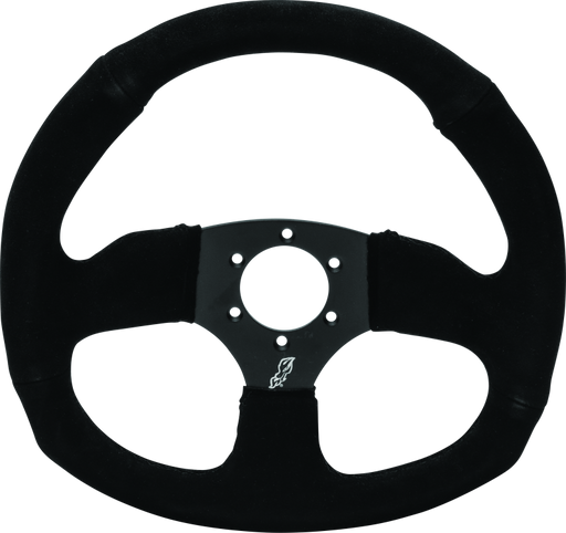 DragonFire Racing Steering Wheels - D-shaped- Suede- Iron Series- 0in offset DragonFire Racing Steering Wheels