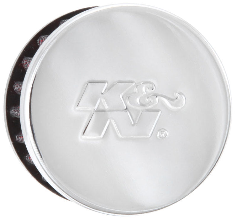 K&N 1in Flange ID x 2in OD x 1.5 inch H Rubber Base Crankcase Vent Filter K&N Engineering Air Filters - Universal Fit