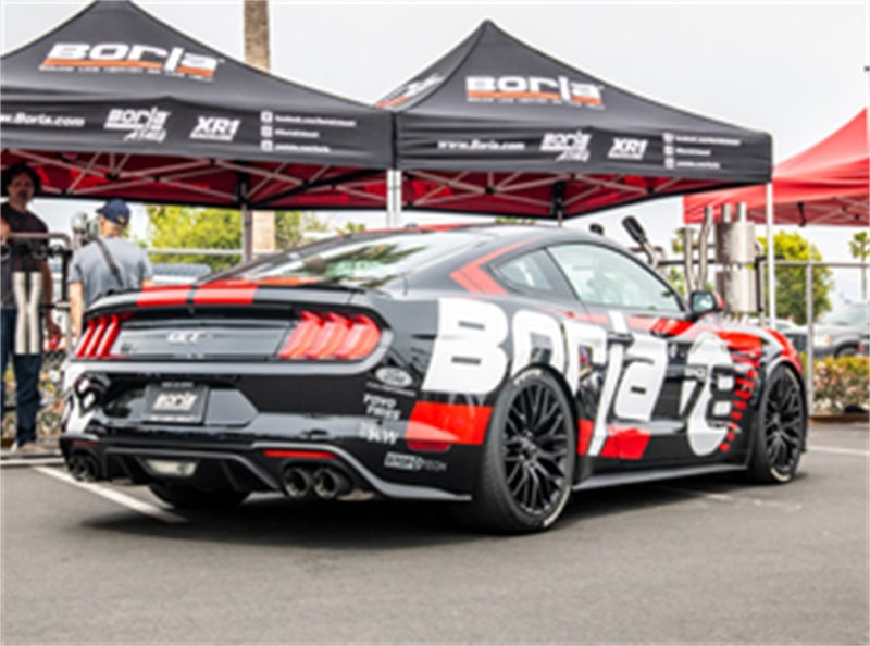 Borla 2018 Ford Mustang GT 5.0L AT/MT (w/o Valves) ATAK 3in Cat-Back Exhaust w/Carbon Fiber Tips Borla Catback