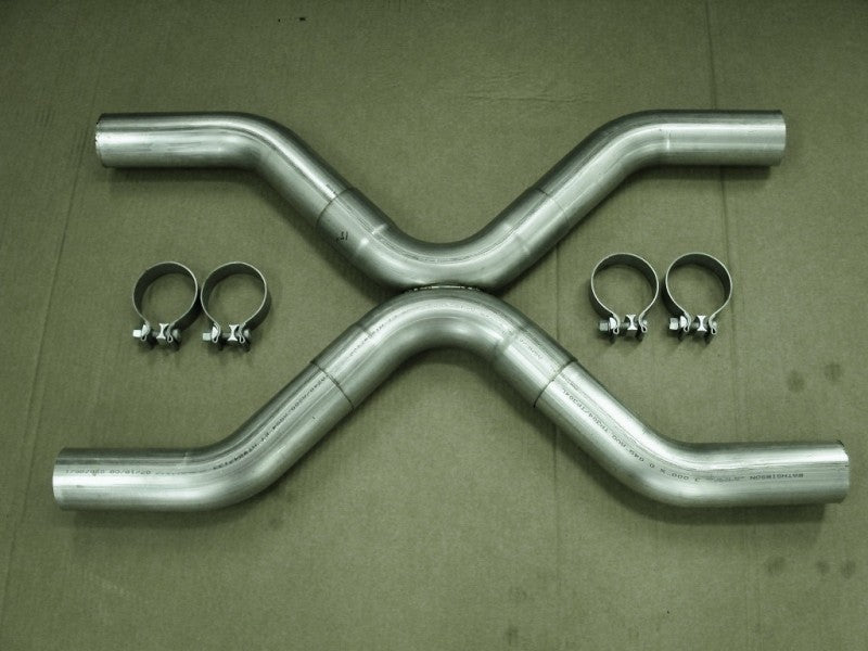 Stainless Works X-Style Crossover 3in Stainless Works Steel Tubing