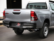 aFe 15-26 Toyota Hilux L4-2.4/2.8L (td) Vulcan Series 3in SS Rear-Side Exit Exhaust w/ Black Tip aFe Catback