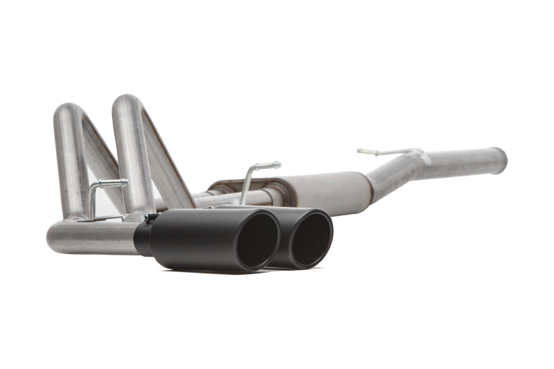 Gibson 15-19 Ford F-150 King Ranch 5.0L 3in/2.5in Cat-Back Dual Sport Exhaust - Black Elite Gibson Catback