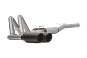 Gibson 11-14 Ford F-150 Lariat 6.2L 3in/2.5in Cat-Back Dual Sport Exhaust - Black Elite Gibson Catback