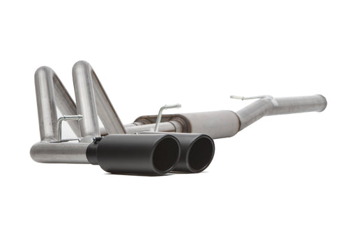 Gibson 11-14 Ford F-150 Lariat 6.2L 3in/2.5in Cat-Back Dual Sport Exhaust - Black Elite Gibson Catback