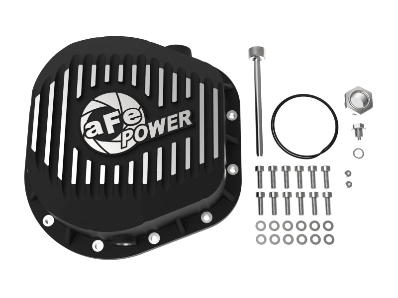 aFe Power Cover Diff Rear Machined COV Diff R Ford Diesel Trucks 86-11 V8-6.4/6.7L (td) Machined aFe Diff Covers