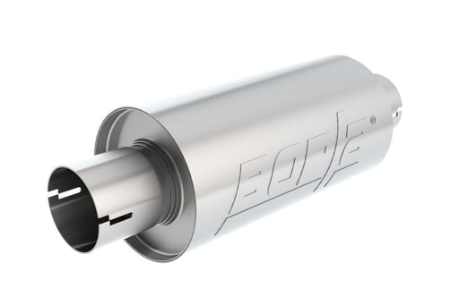 Borla S-Type Muffler 2.5in Inlet/Outlet 5in Round x 10in w/Notch Borla Muffler