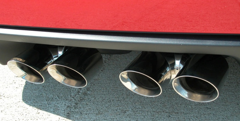 Corsa 2006-2013 Chevrolet Corvette C6 Z06 7.0L V8 Polished Sport Axle-Back Exhaust CORSA Performance Axle Back