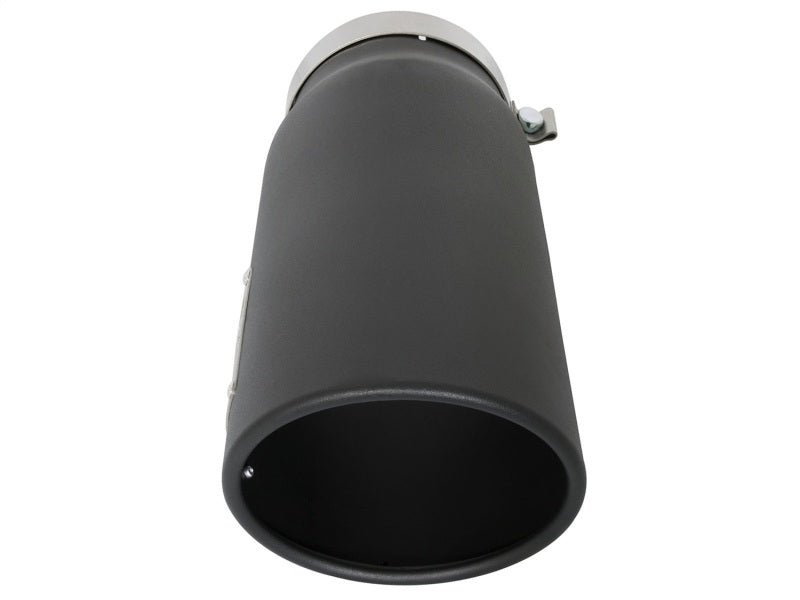 aFe Power MACH Force-Xp 5in In x 6in Out x 15in L Bolt-On 409 SS Exhaust Tip - Black aFe Catback