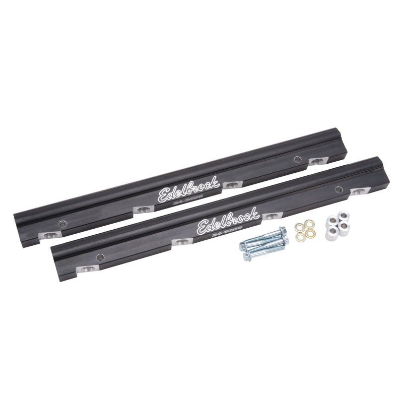 Edelbrock Fuel Rail Kit for LS3 Super Victor EFI Manifold 28215 -8 A N Ends Edelbrock Fuel Rails