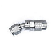 DeatschWerks 6AN Female Swivel 30-Degree Hose End CPE - Anodized Titanium DeatschWerks Fittings