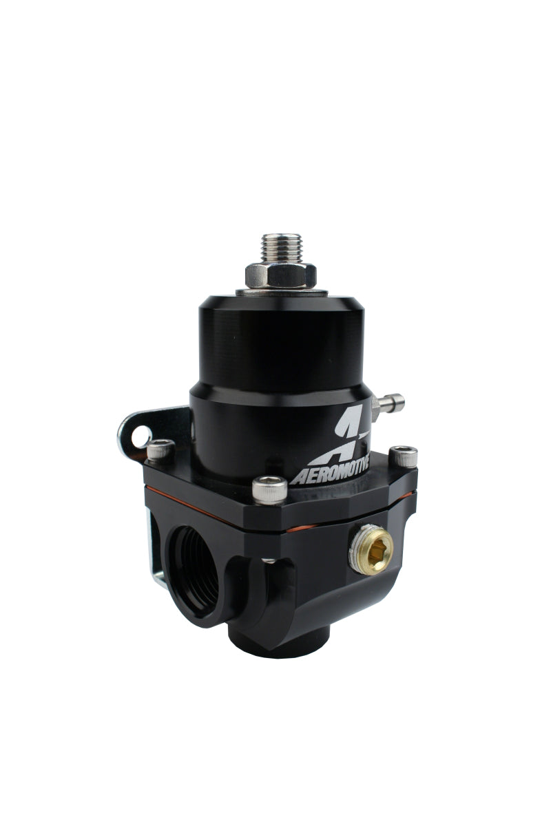 Aeromotive Adjustable Regulator - 3-15PSI - .313 Valve - (2) -08 Inlets/ -08 Return Aeromotive Fuel Pressure Regulators