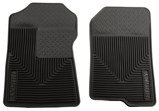 Husky Liners 98-02 Ford Expedition/F-150/Lincoln Navigator Heavy Duty Black Front Floor Mats Husky Liners Floor Mats - Rubber