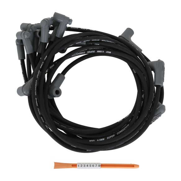 Black Super Conductor Corvette, 305, 350 HEI 31763