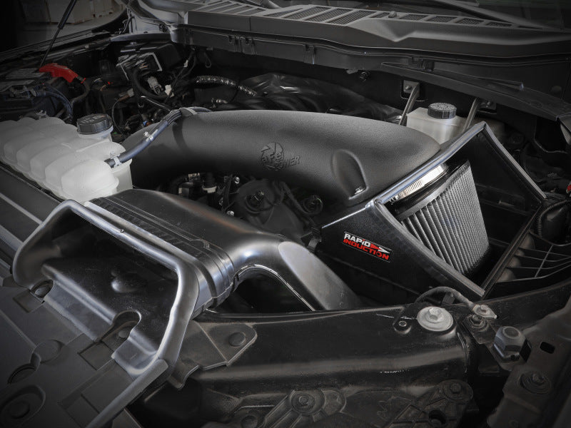 aFe Rapid Induction Cold Air Intake System w/Pro DRY S Filter 2021+ Ford F-150 V8-5.0L aFe Cold Air Intakes