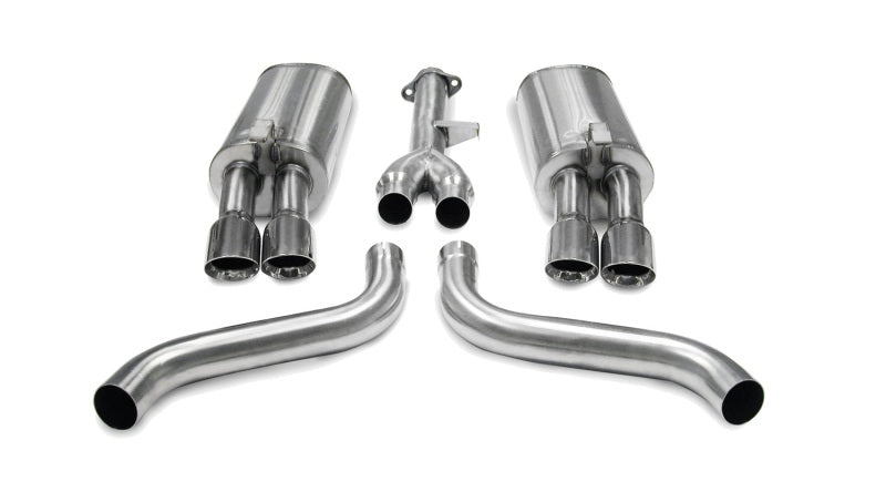 Corsa 1986-1991 Chevrolet Corvette C4 5.7L V8 L98 Polished Sport Cat-Back Exhaust CORSA Performance Catback