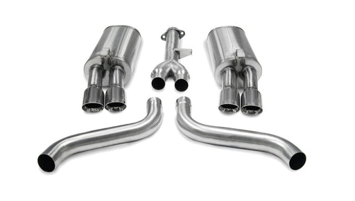 Corsa 1986-1991 Chevrolet Corvette C4 5.7L V8 L98 Polished Sport Cat-Back Exhaust CORSA Performance Catback