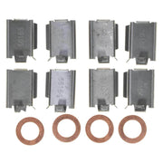 Power Stop 07-18 Jeep Wrangler JK Front Red Caliper Pair w/Bracket PowerStop Brake Calipers - Perf