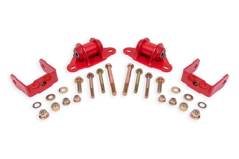 BMR 14-19 Chevrolet Corvette Polyurethane Transmission/Differential Mount - Red BMR Suspension Differential Bushings