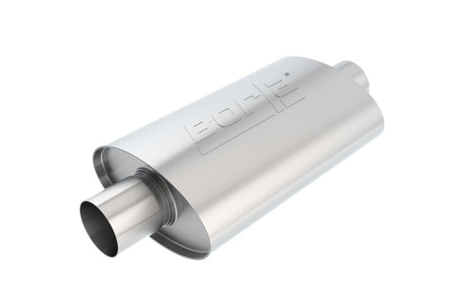 Borla XR-1 Racing Sportsman 2 1/2 inch Outlet / 2 1/2 inch Inlet 12in Case Oval Muffler Borla Muffler