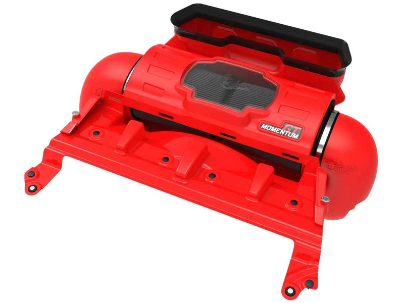 Momentum GT Cold Air Intake System in Raising Hell Red w/ Black Pro 5R Filters AFE POWER Autoparts