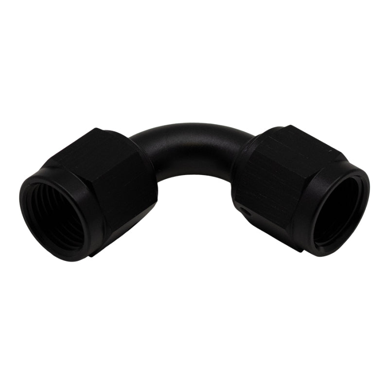 DeatschWerks 6AN Flare Female Swivel 90-Degree to 6AN Flare Female Swivel - Anodized Matte Black DeatschWerks Fittings