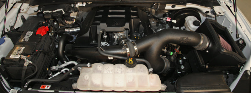 K&N 15-16 Ford F-150 2.7L V6 F/I AirCharger Intake Kit K&N Engineering Cold Air Intakes