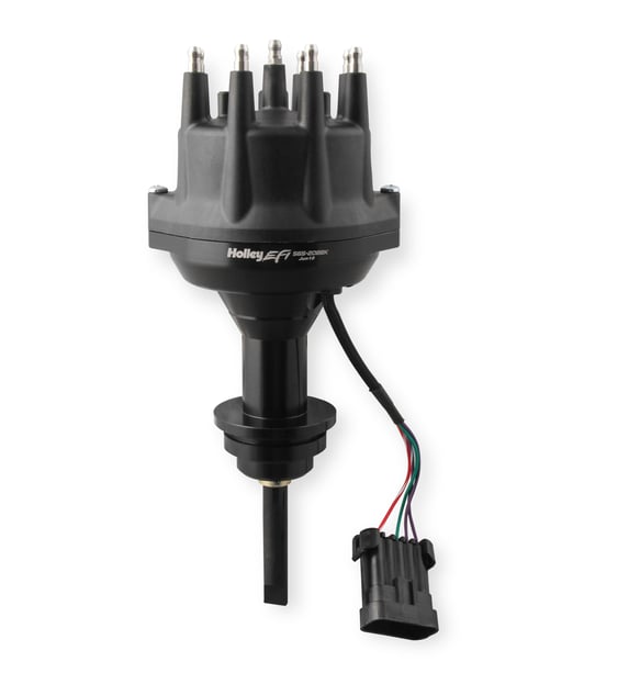 Holley EFI Dual Sync Chrysler SB Distributor, Black 565-208BK HOLLEY Autoparts