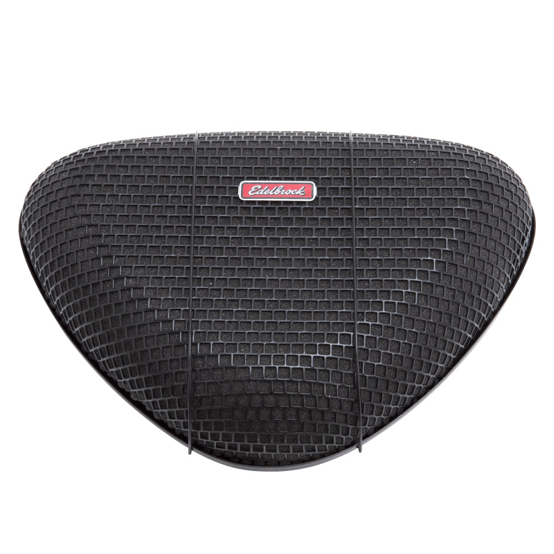 Edelbrock Air Cleaner Pro-Flo 1000 Series Triangular Steel Top 11 375In X 8 375In X 3In Black Edelbrock Air Filters - Universal Fit
