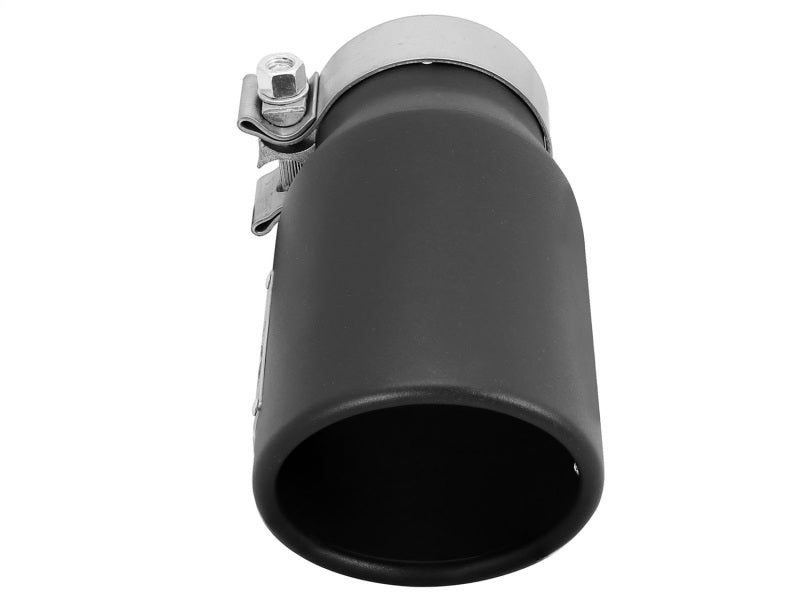 aFe MACHForce XP 3in Inlet x 4in Outlet x 9in Length Clamp-On Black Tip aFe Catback