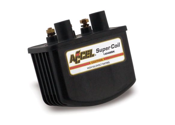 Super Coil - Single Fire - Black 140408BK ACCEL Autoparts