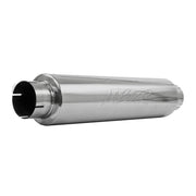 MBRP Universal Quiet Tone Muffler 4in Inlet/Outlet 24in Body 6in Dia 30in Overall T409 MBRP Muffler