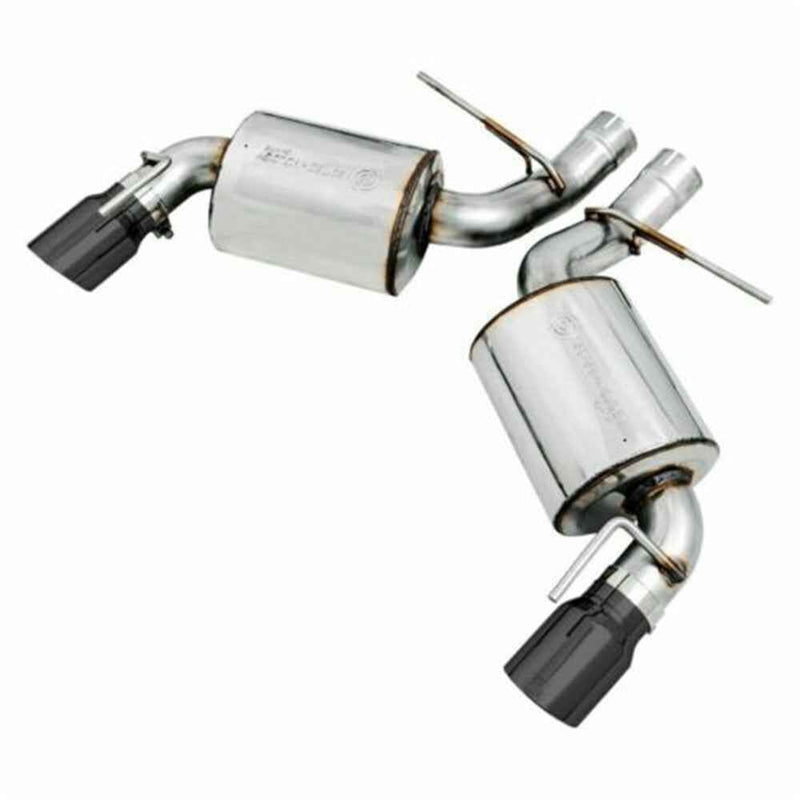 AWE Tuning Camaro SS Exhaust - 16-19 Chevrolet Camaro SS Axle-back Exhaust with Touring Edition and Diamond Black Tips 3015-33103 CAT-BACK