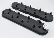 Granatelli 96-22 GM LS Standard Height Valve Cover w/Angled Coil Mount - Blk Wrinkle (Pair) Granatelli Motor Sports Valve Covers