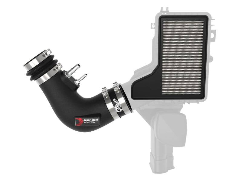 aFe Super Stock Induction System Pro Dry S Media 15-17 Ford Mustang V6-3.7L aFe Cold Air Intakes