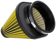 Airaid Universal Air Filter - Cone 6in F x 10-1/4x7-1/4in B x 5-1/2x2-1/2in T x 6-1/2in H -Synthamax Airaid Air Filters - Universal Fit