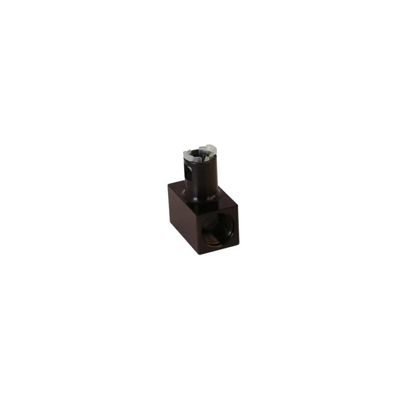 Aeromotive Fitting - Tee - 2x AN-08 Port - 5/16 Quick Connect Aeromotive Fittings