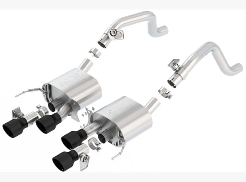 Borla 14-18 C7 Corvette Stingray Axle-Back ATAK Exhaust 2.75in To Muffler Dual 2.75in Out 4.25in Tip Borla Axle Back