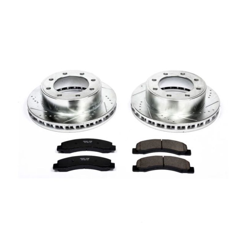 Power Stop 00-05 Ford Excursion Front Z23 Evolution Sport Brake Kit PowerStop Brake Kits - Performance D&S
