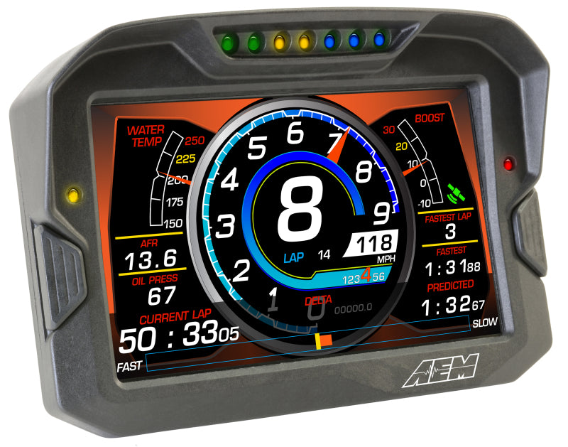 AEM CD-7 Logging Race Dash Carbon Fiber Digital Display (CAN Input Only) AEM Gauges